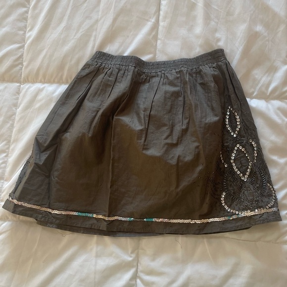 Gap Vintage Mini Sequin Army Green Skirt - Picture 9 of 9
